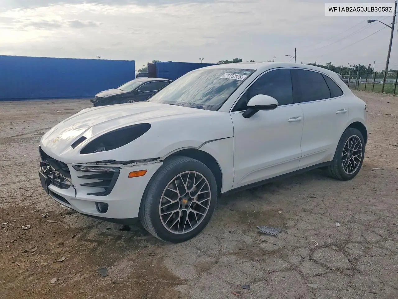 2018 Porsche Macan S VIN: WP1AB2A50JLB30587 Lot: 60172226