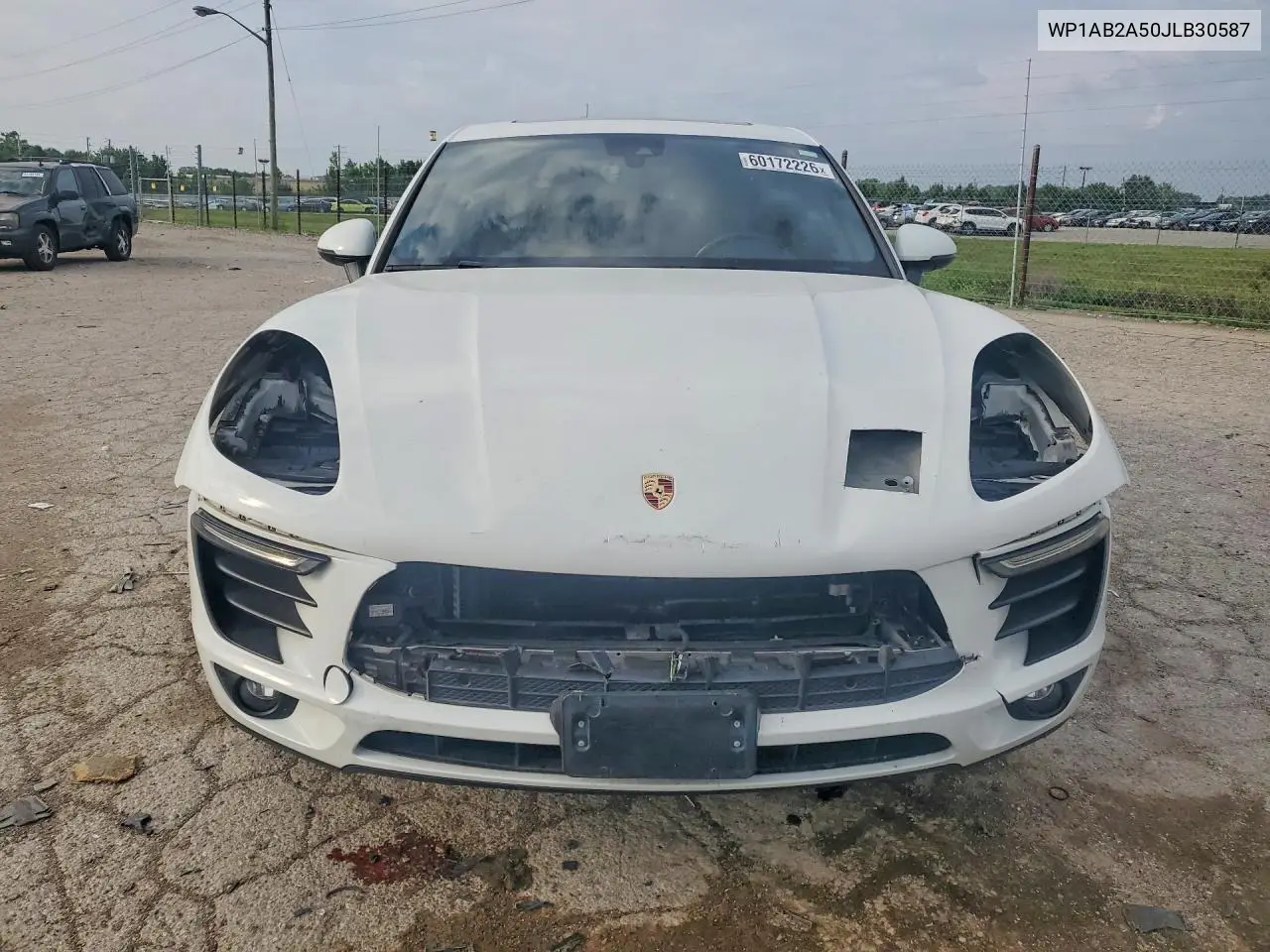 2018 Porsche Macan S VIN: WP1AB2A50JLB30587 Lot: 60172226