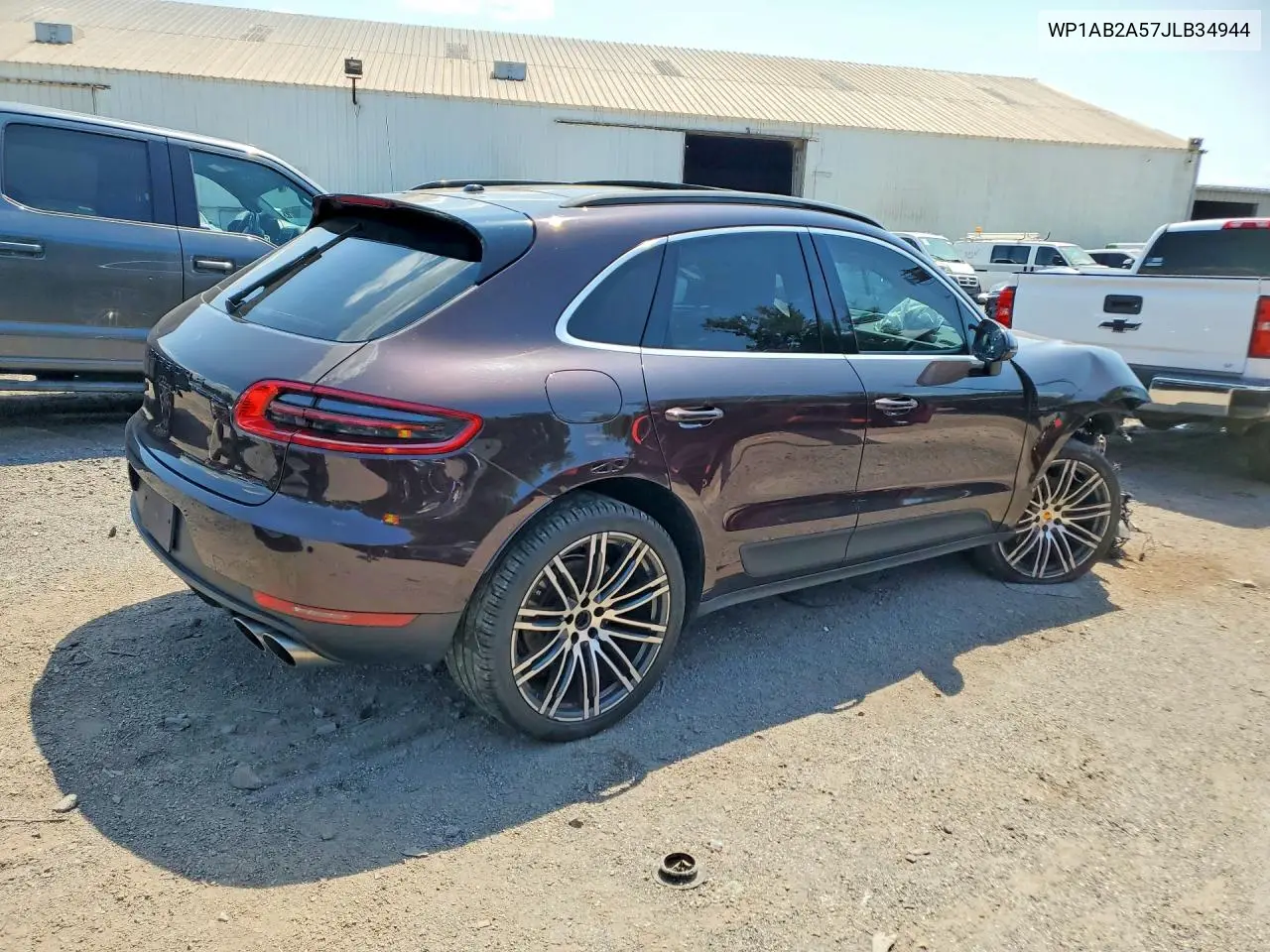 2018 Porsche Macan S VIN: WP1AB2A57JLB34944 Lot: 60929156