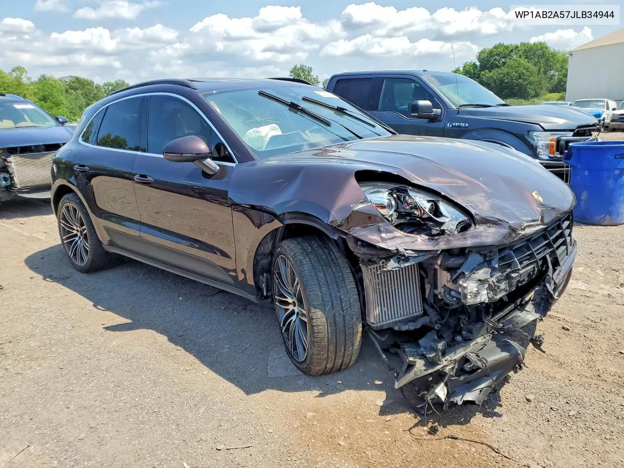 2018 Porsche Macan S VIN: WP1AB2A57JLB34944 Lot: 60929156