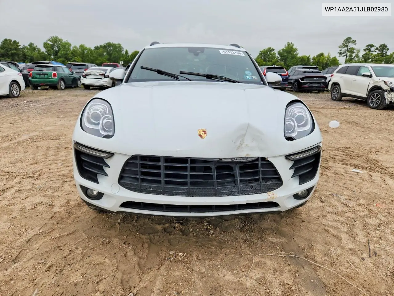2018 Porsche Macan VIN: WP1AA2A51JLB02980 Lot: 61133136