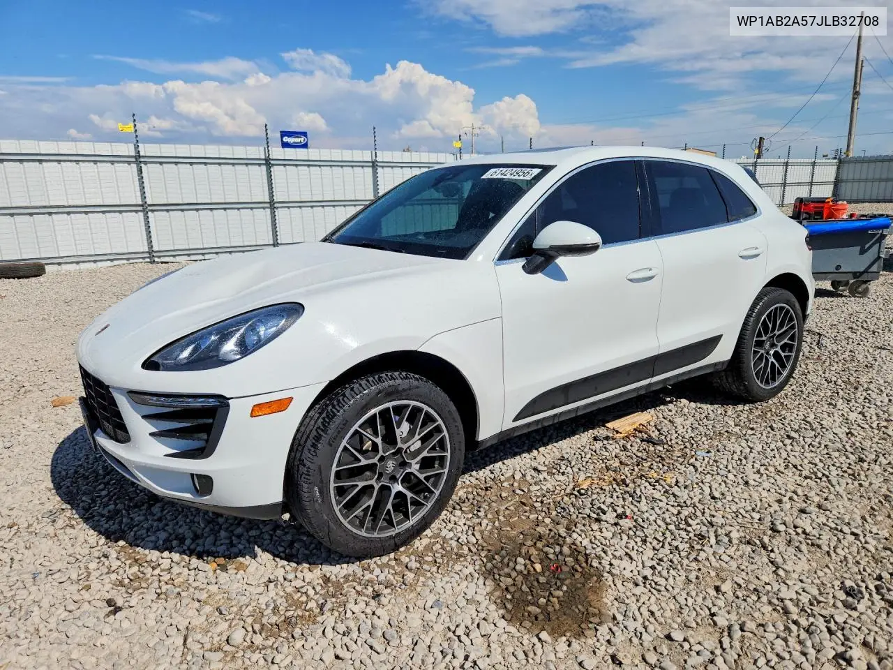 2018 Porsche Macan S VIN: WP1AB2A57JLB32708 Lot: 61424956