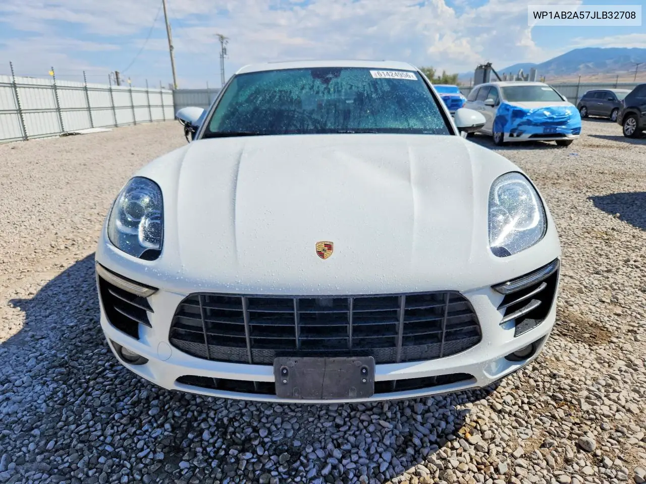 2018 Porsche Macan S VIN: WP1AB2A57JLB32708 Lot: 61424956