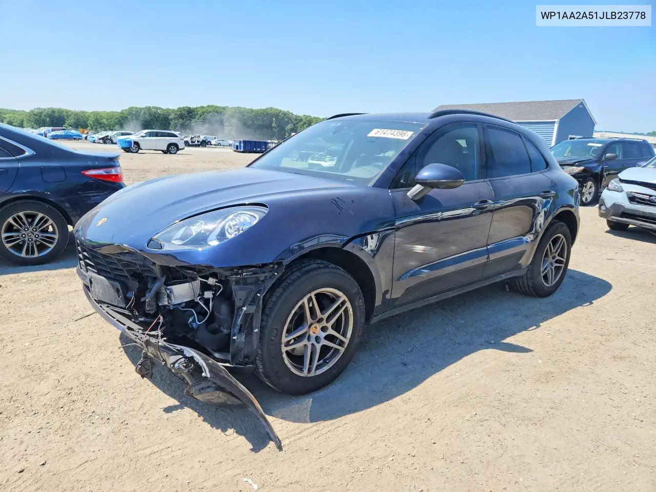 2018 Porsche Macan VIN: WP1AA2A51JLB23778 Lot: 61474396
