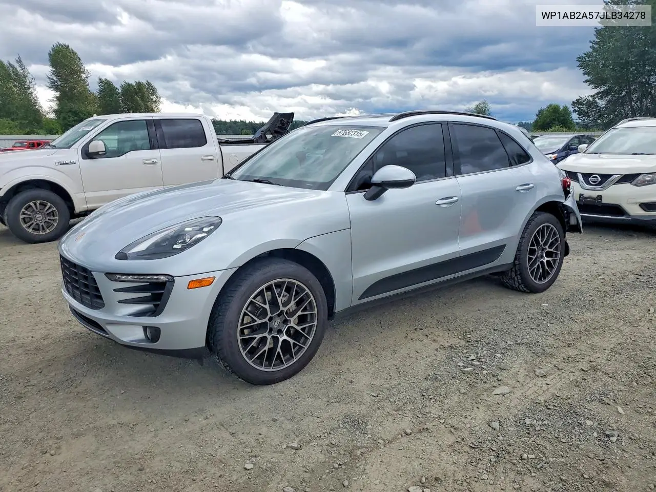 2018 Porsche Macan S VIN: WP1AB2A57JLB34278 Lot: 97682315