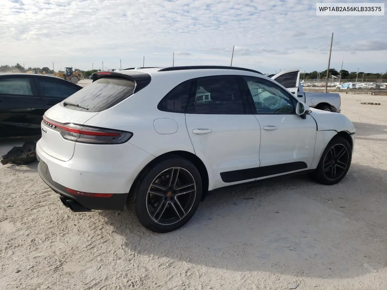 2019 Porsche Macan S VIN: WP1AB2A56KLB33575 Lot: 41612115