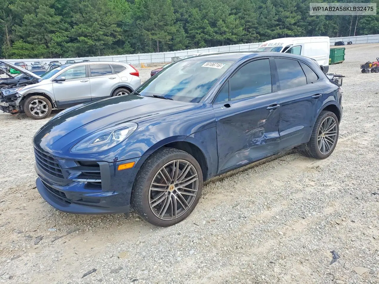 2019 Porsche Macan S VIN: WP1AB2A58KLB32475 Lot: 56186716