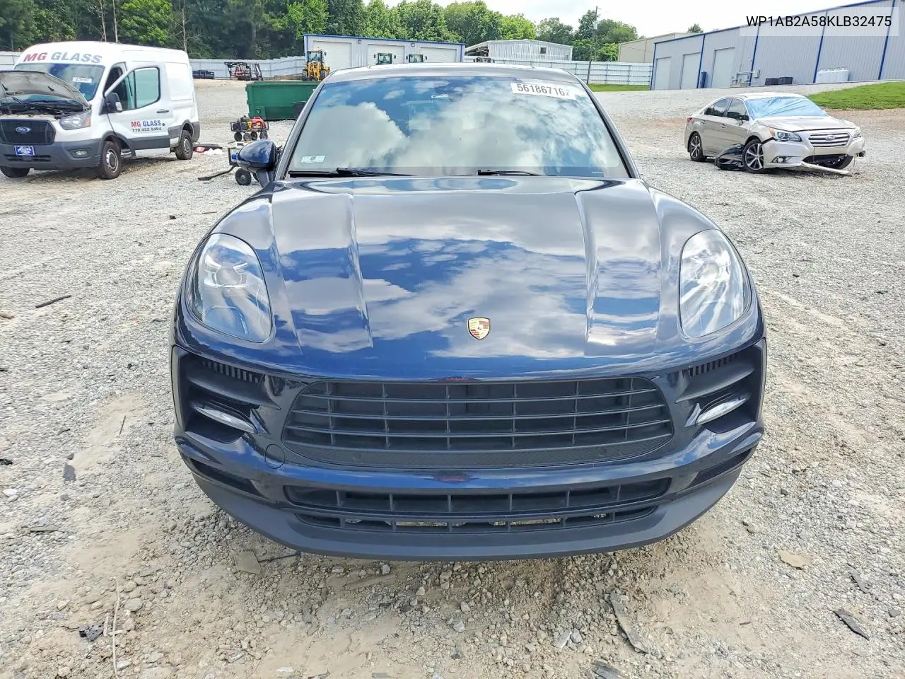 2019 Porsche Macan S VIN: WP1AB2A58KLB32475 Lot: 56186716