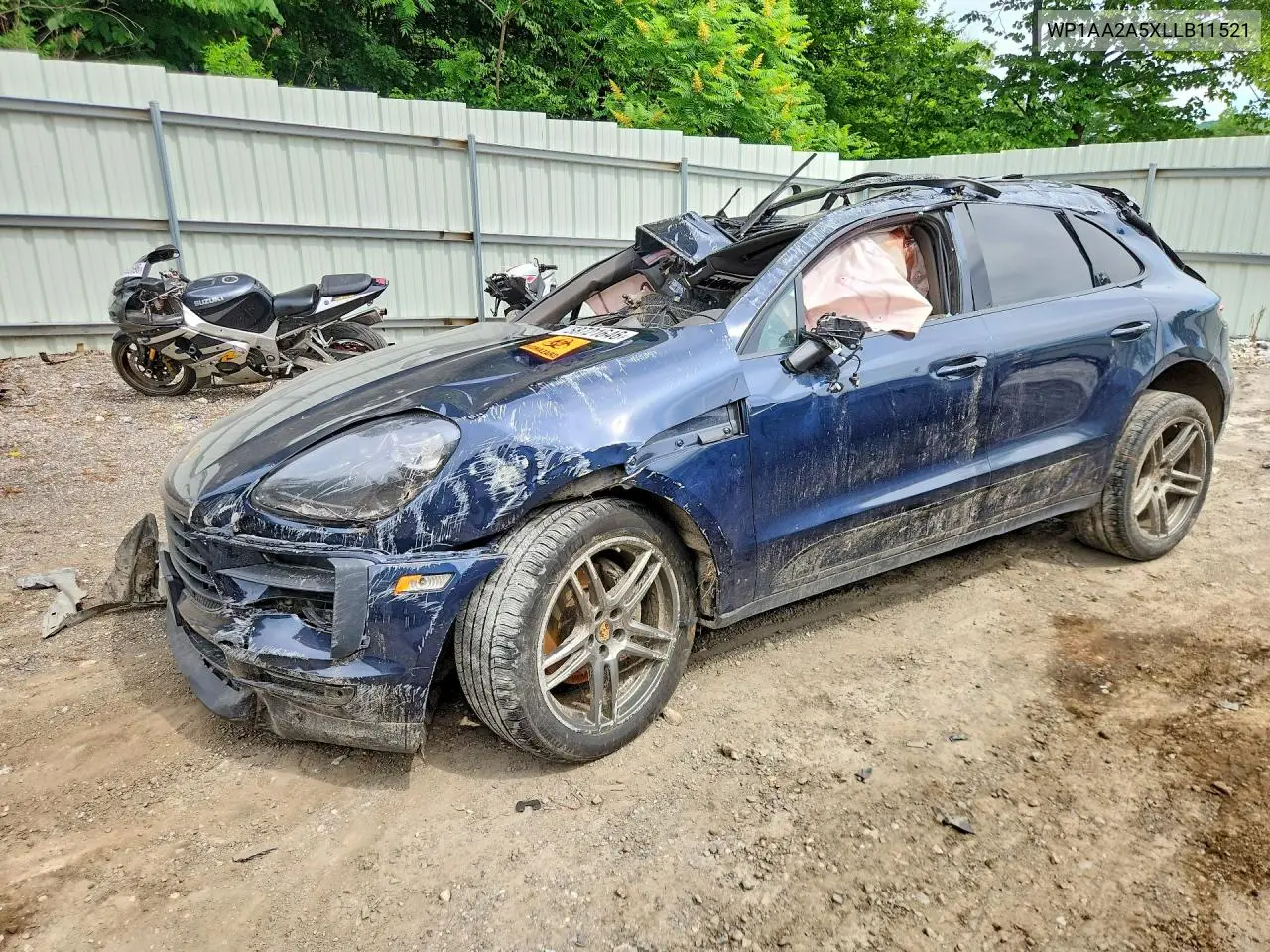2020 Porsche Macan VIN: WP1AA2A5XLLB11521 Lot: 58721646