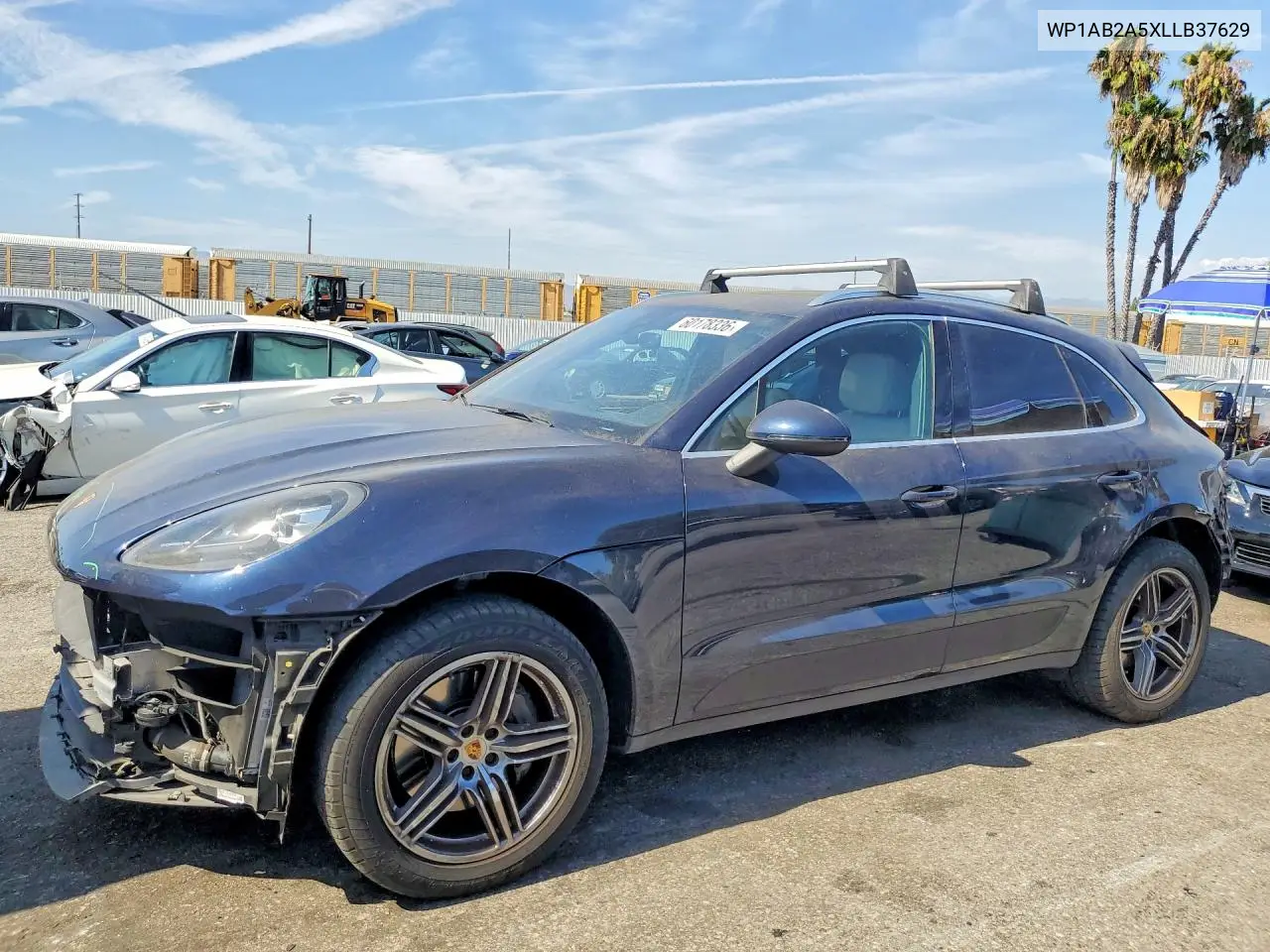 2020 Porsche Macan S VIN: WP1AB2A5XLLB37629 Lot: 60178336