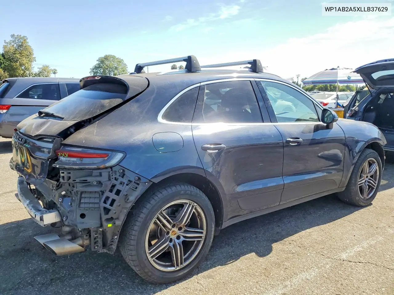 2020 Porsche Macan S VIN: WP1AB2A5XLLB37629 Lot: 60178336