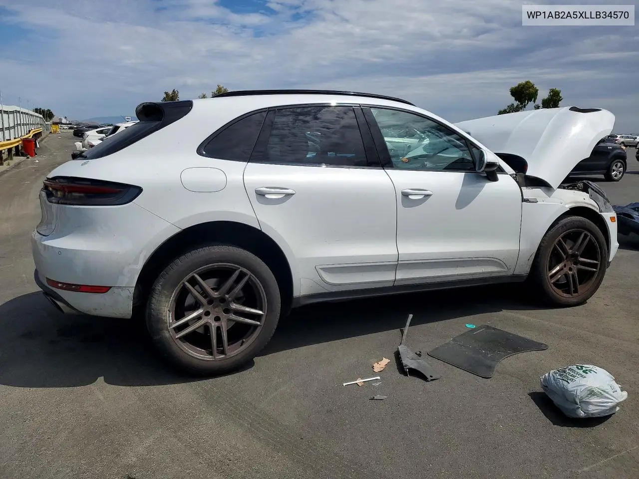 2020 Porsche Macan S VIN: WP1AB2A5XLLB34570 Lot: 60532696