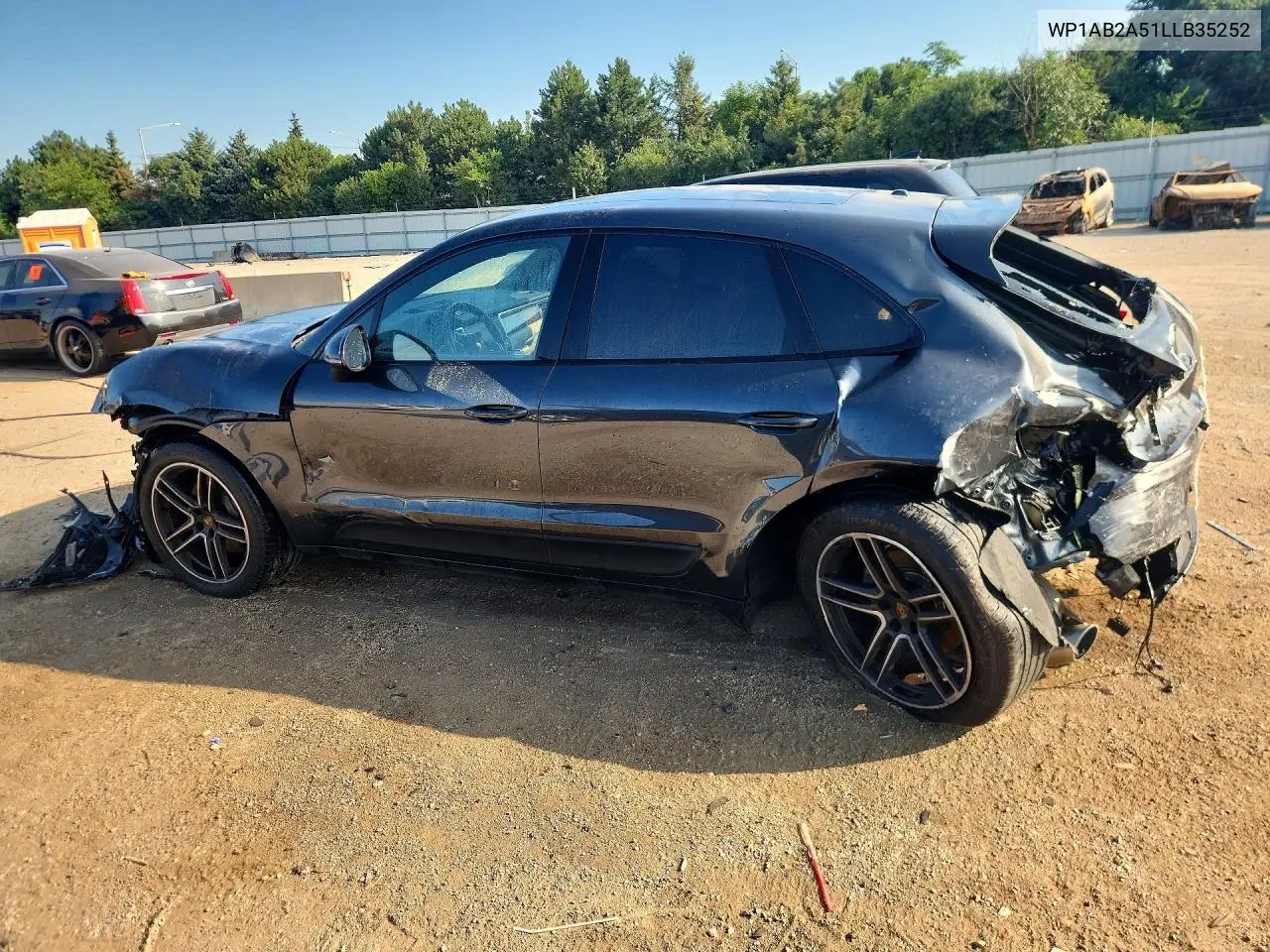 2020 Porsche Macan S VIN: WP1AB2A51LLB35252 Lot: 60924056
