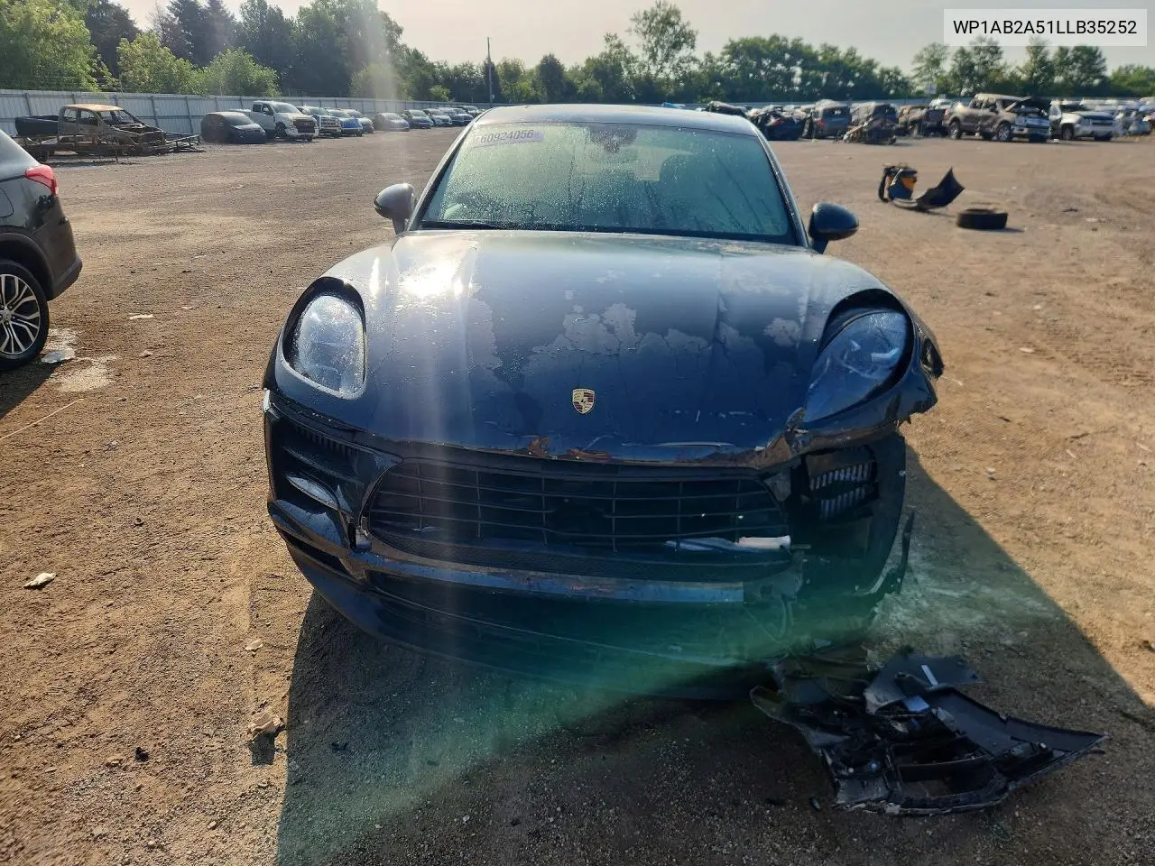 2020 Porsche Macan S VIN: WP1AB2A51LLB35252 Lot: 60924056