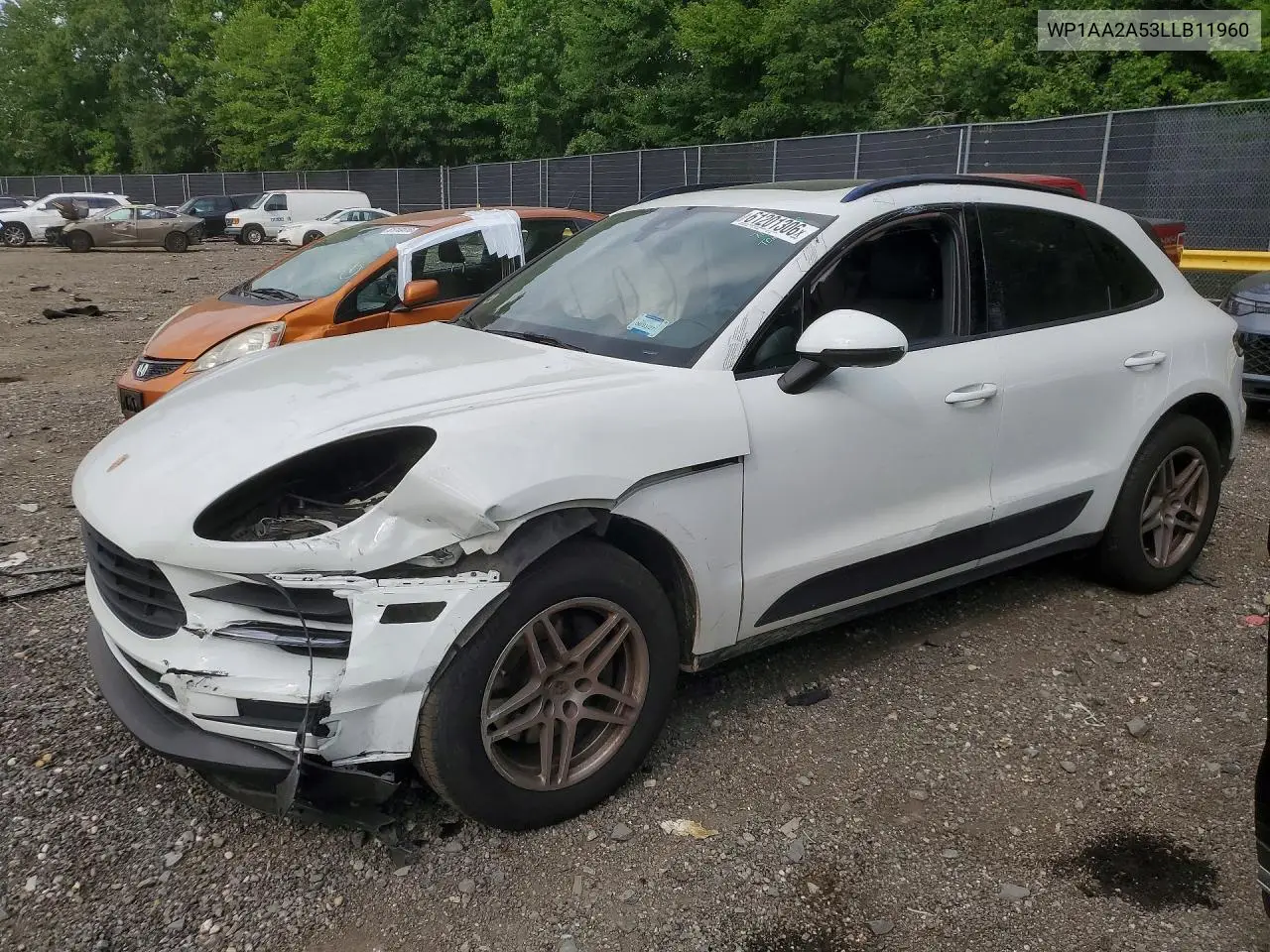 2020 Porsche Macan VIN: WP1AA2A53LLB11960 Lot: 61201306