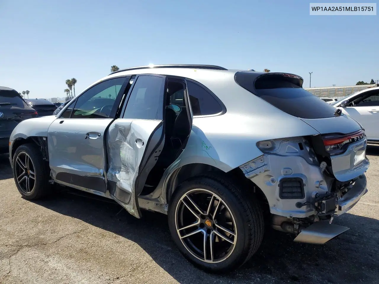 2021 Porsche Macan VIN: WP1AA2A51MLB15751 Lot: 56537676