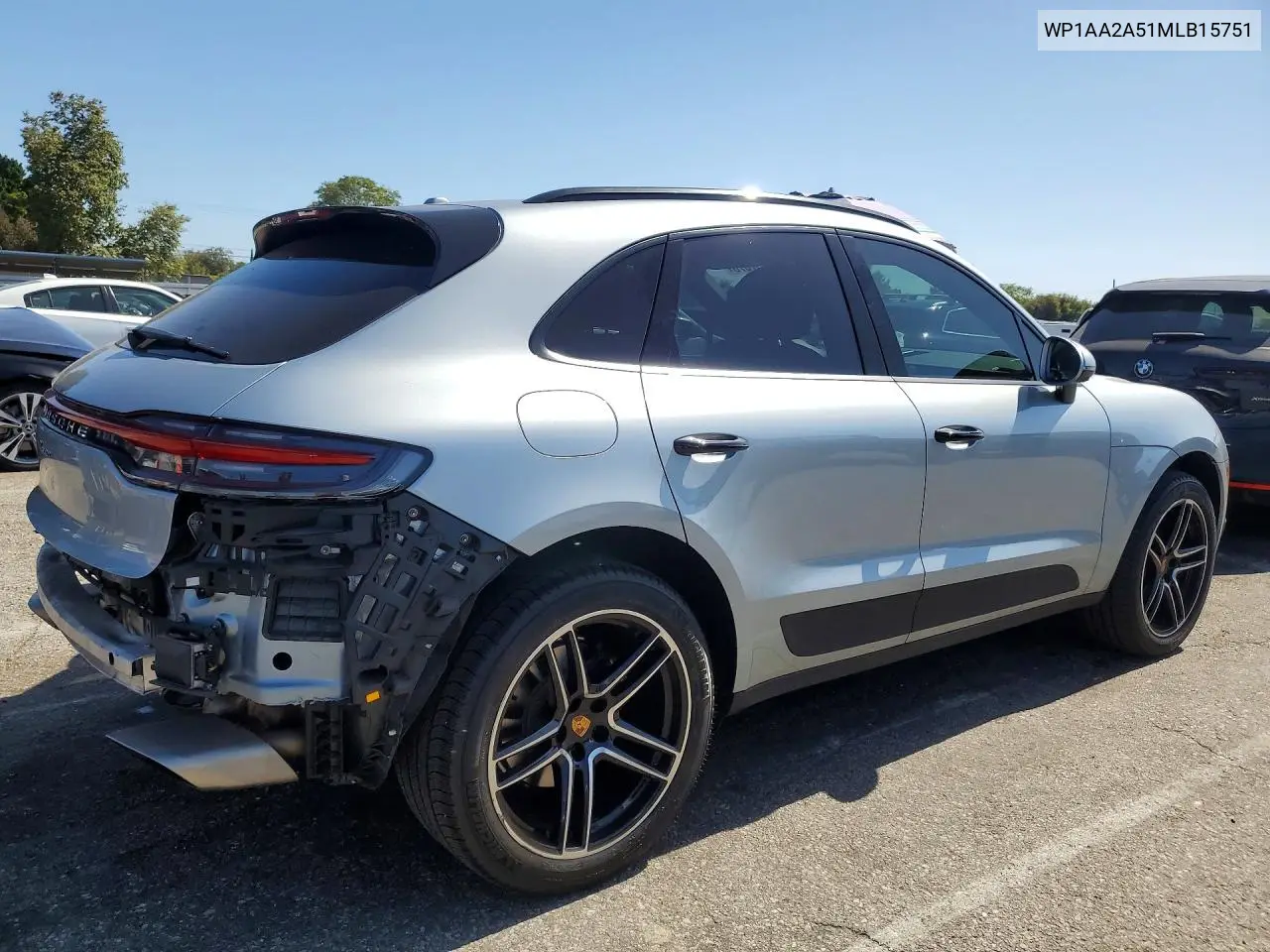 2021 Porsche Macan VIN: WP1AA2A51MLB15751 Lot: 56537676
