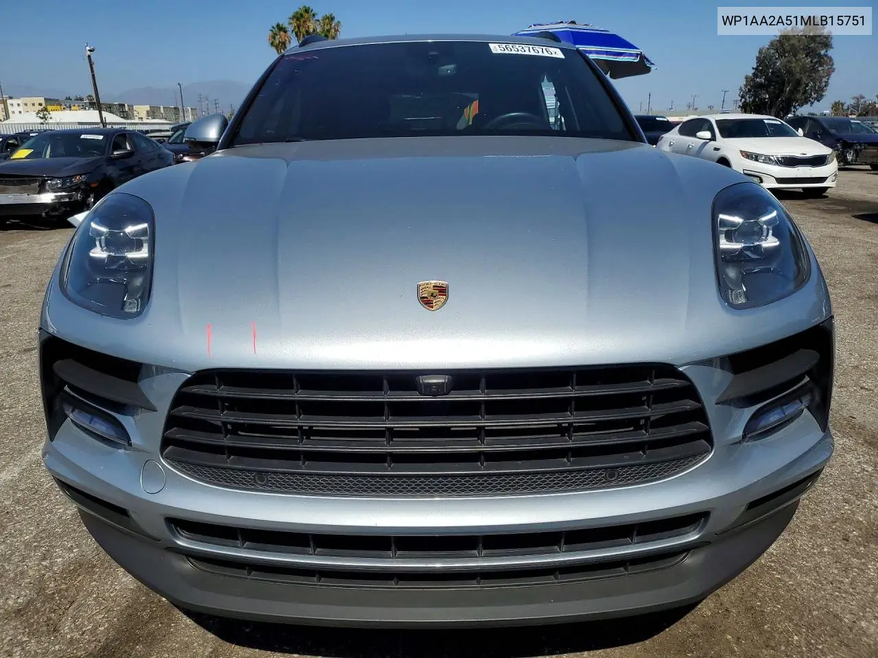 2021 Porsche Macan VIN: WP1AA2A51MLB15751 Lot: 56537676