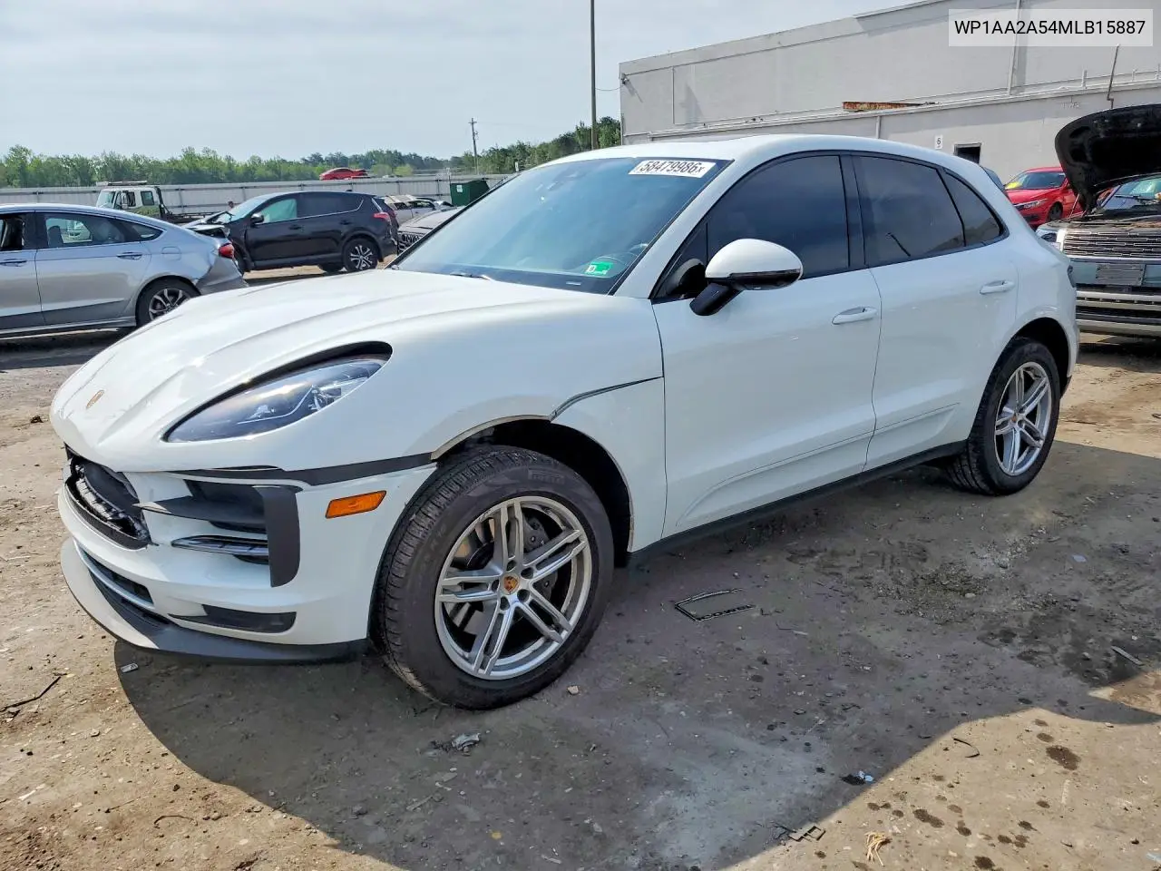 2021 Porsche Macan VIN: WP1AA2A54MLB15887 Lot: 58479986