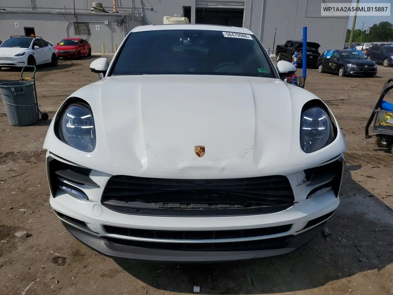 2021 Porsche Macan VIN: WP1AA2A54MLB15887 Lot: 58479986