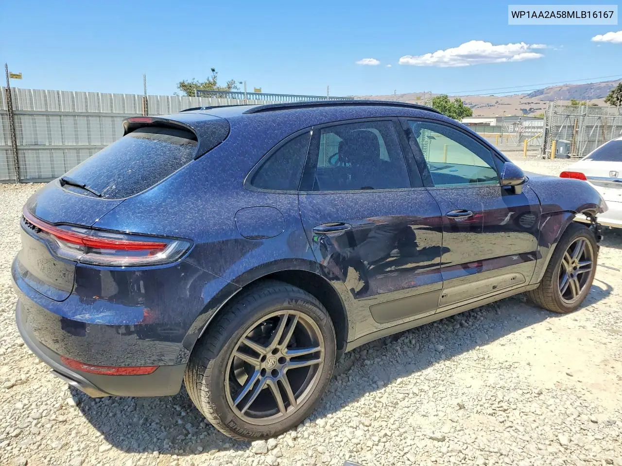 2021 Porsche Macan VIN: WP1AA2A58MLB16167 Lot: 60500586