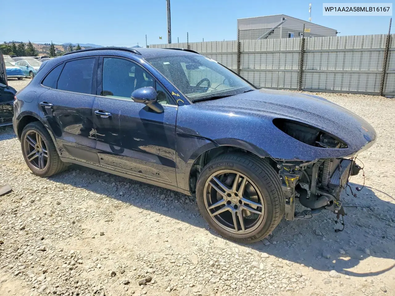 2021 Porsche Macan VIN: WP1AA2A58MLB16167 Lot: 60500586