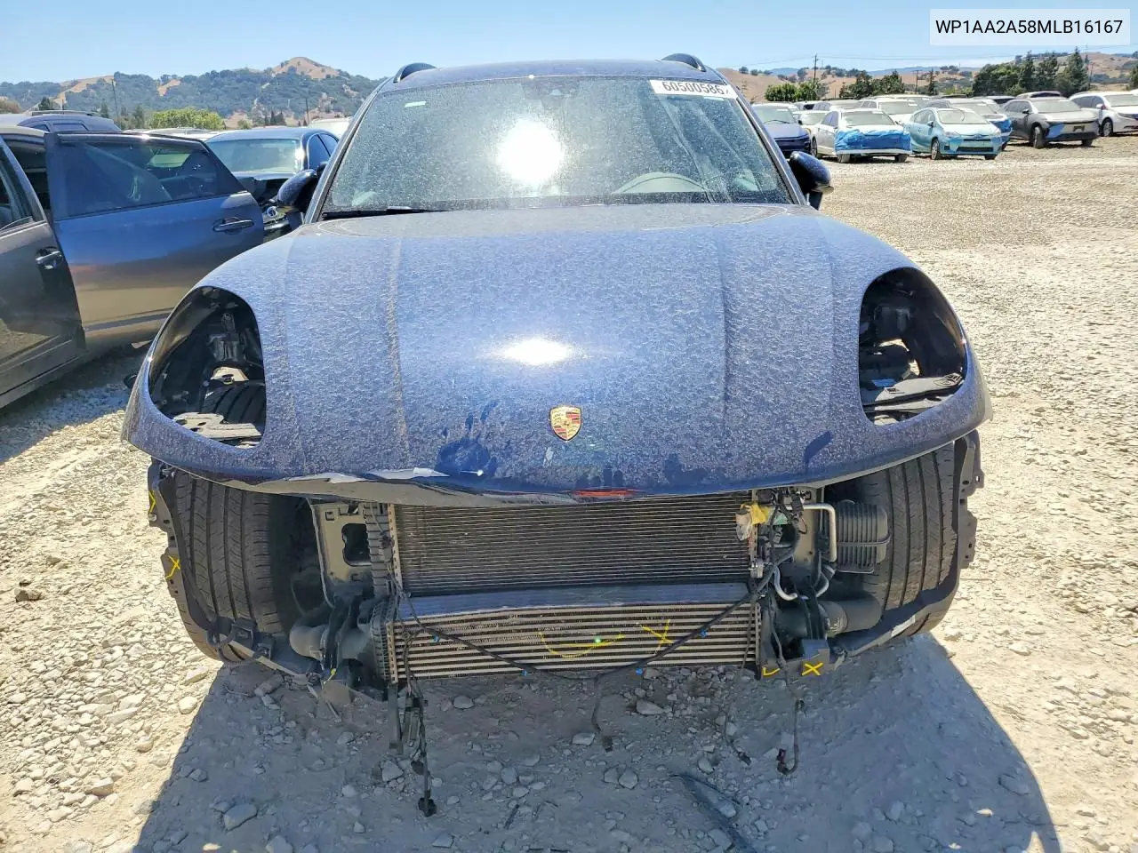 2021 Porsche Macan VIN: WP1AA2A58MLB16167 Lot: 60500586
