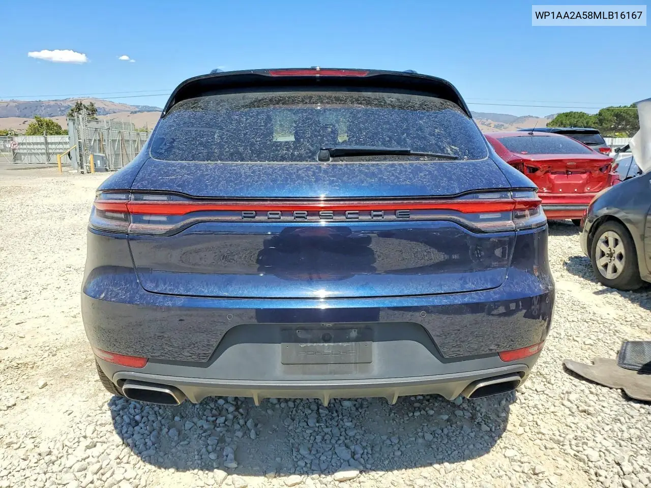 2021 Porsche Macan VIN: WP1AA2A58MLB16167 Lot: 60500586