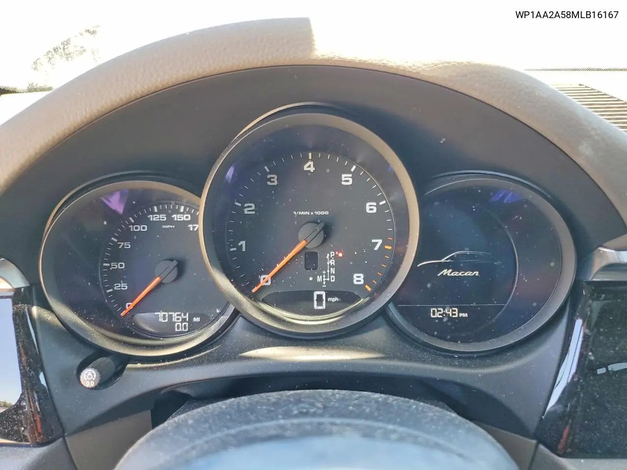 2021 Porsche Macan VIN: WP1AA2A58MLB16167 Lot: 60500586