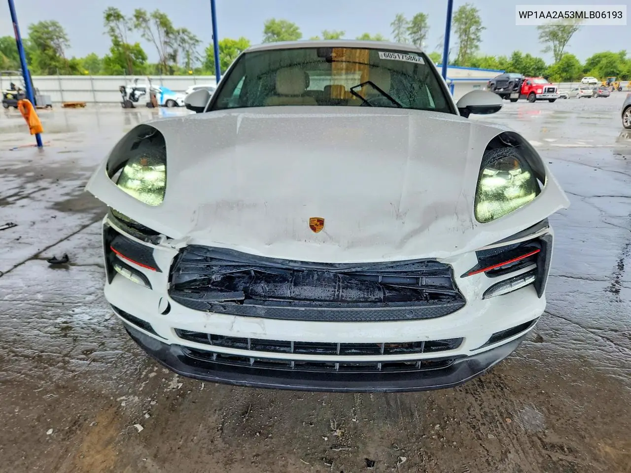 2021 Porsche Macan VIN: WP1AA2A53MLB06193 Lot: 60517586