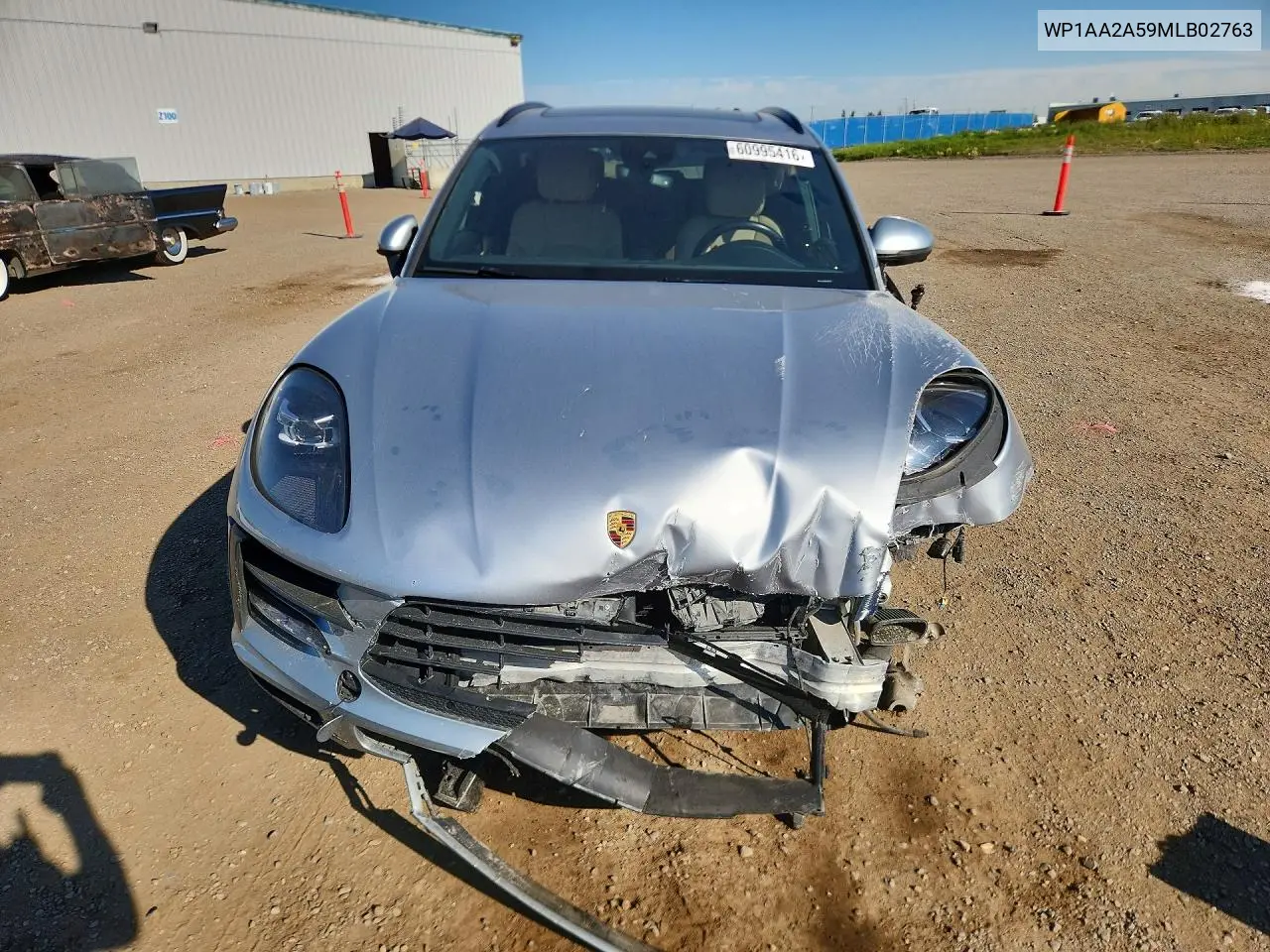 2021 Porsche Macan VIN: WP1AA2A59MLB02763 Lot: 60995416