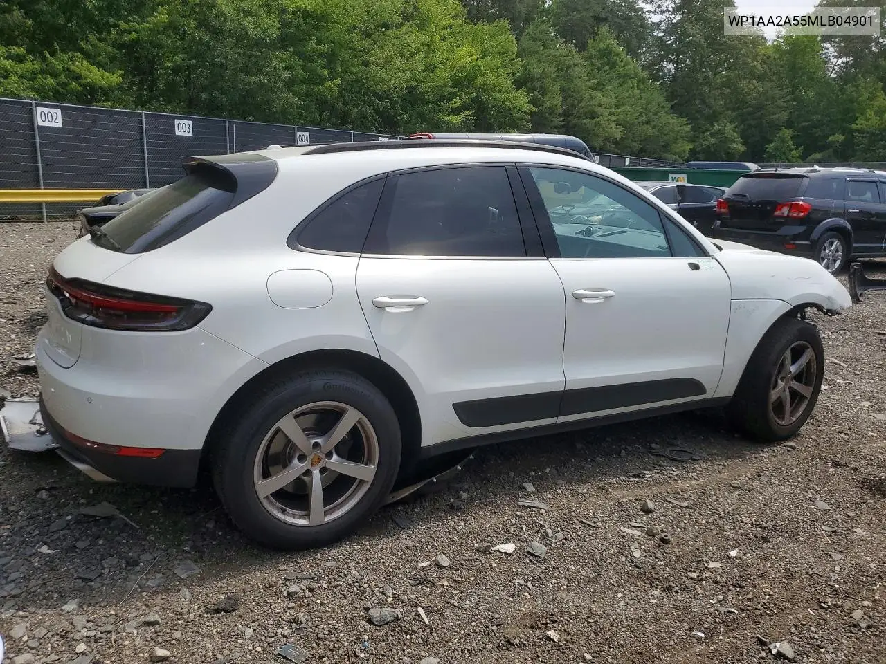 2021 Porsche Macan VIN: WP1AA2A55MLB04901 Lot: 61434176