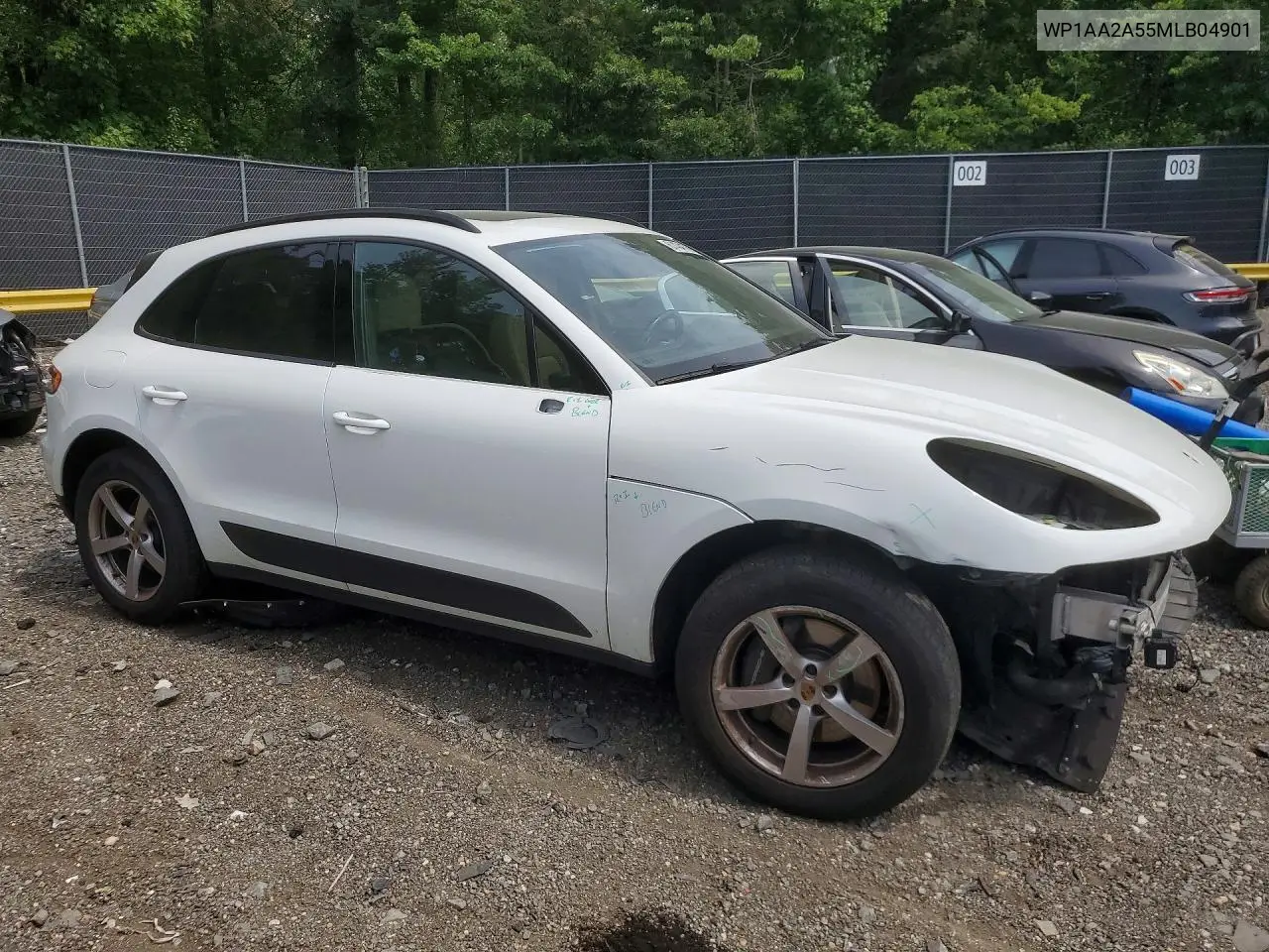 2021 Porsche Macan VIN: WP1AA2A55MLB04901 Lot: 61434176