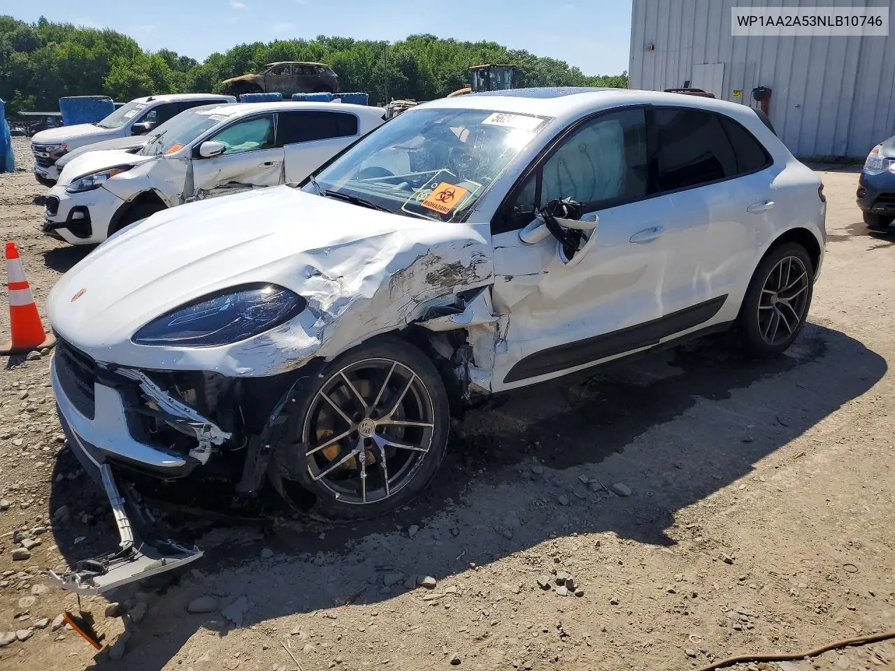 2022 Porsche Macan VIN: WP1AA2A53NLB10746 Lot: 56245836