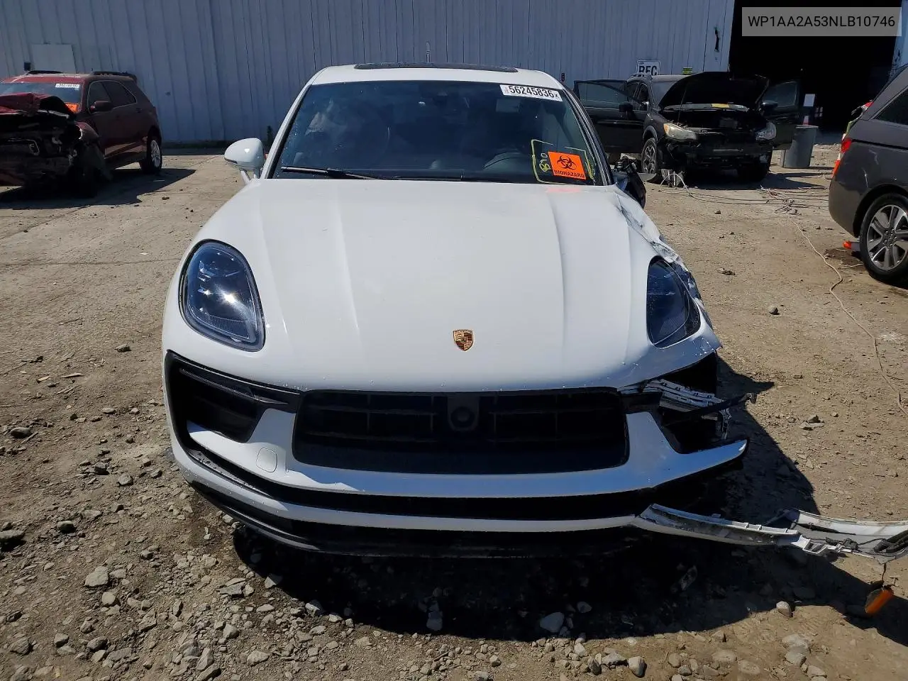 2022 Porsche Macan VIN: WP1AA2A53NLB10746 Lot: 56245836