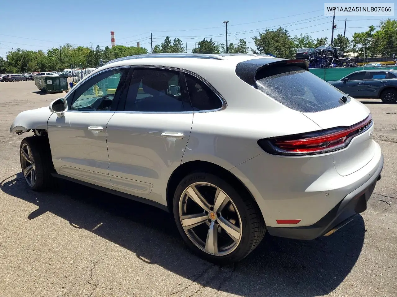 2022 Porsche Macan VIN: WP1AA2A51NLB07666 Lot: 57239646