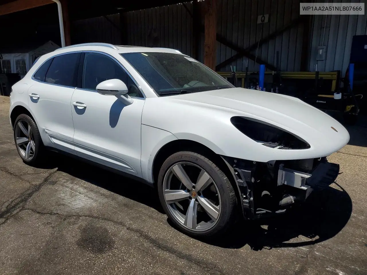 2022 Porsche Macan VIN: WP1AA2A51NLB07666 Lot: 57239646