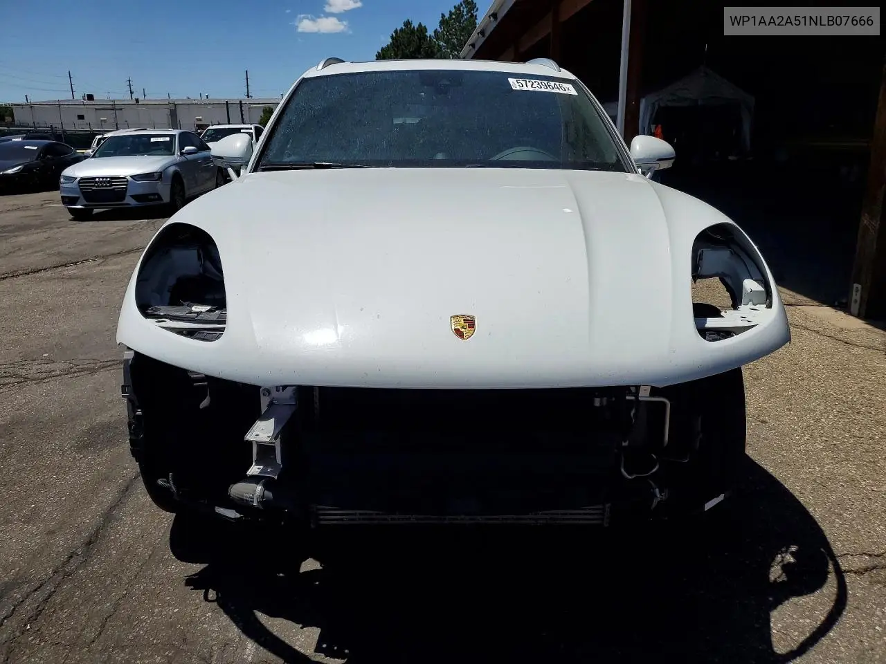 2022 Porsche Macan VIN: WP1AA2A51NLB07666 Lot: 57239646
