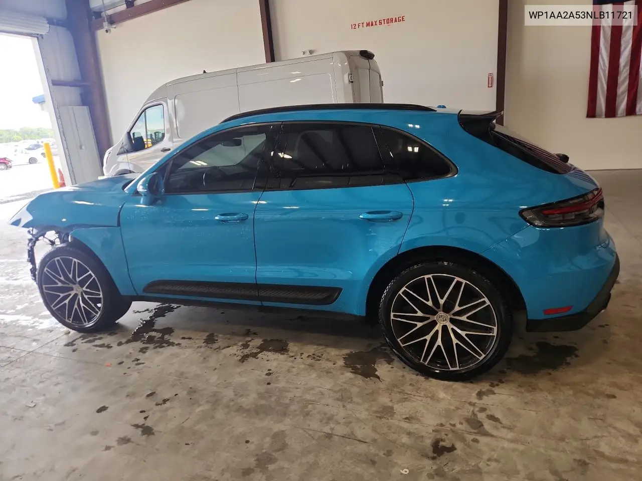 2022 Porsche Macan VIN: WP1AA2A53NLB11721 Lot: 58107816