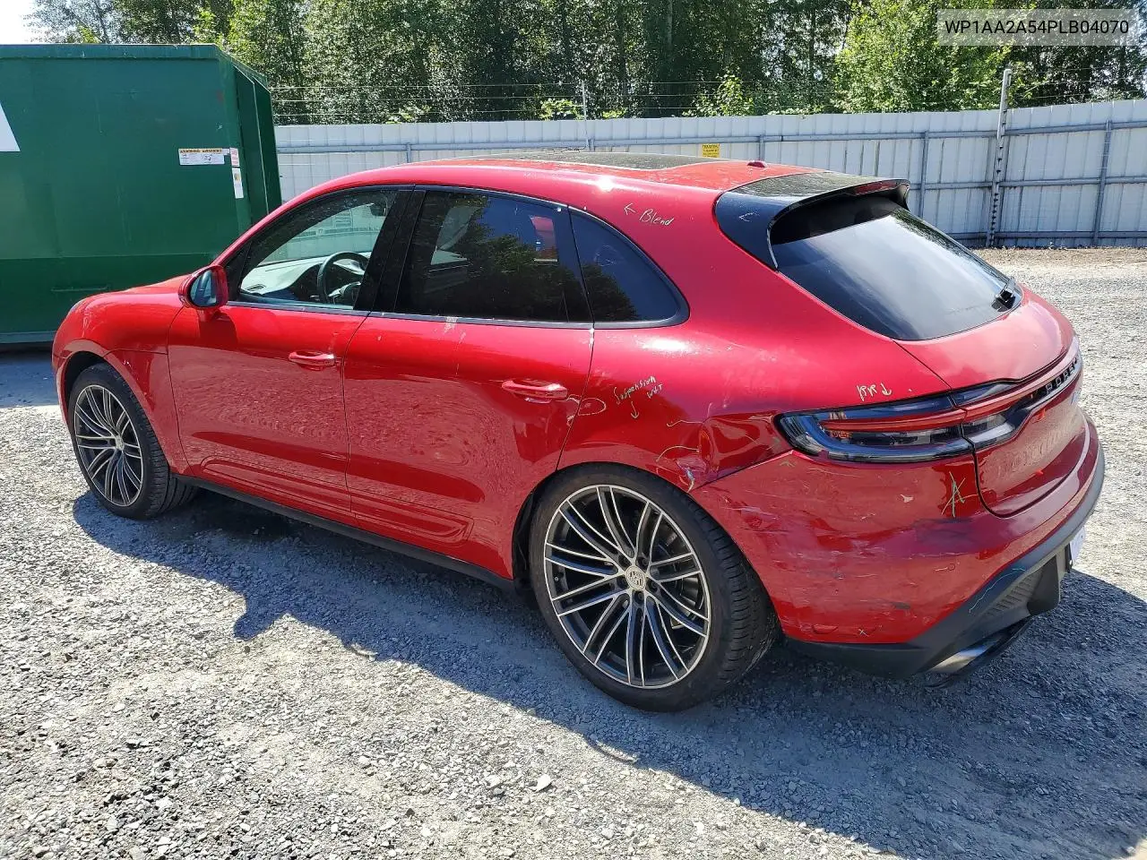 2023 Porsche Macan Base VIN: WP1AA2A54PLB04070 Lot: 59901296
