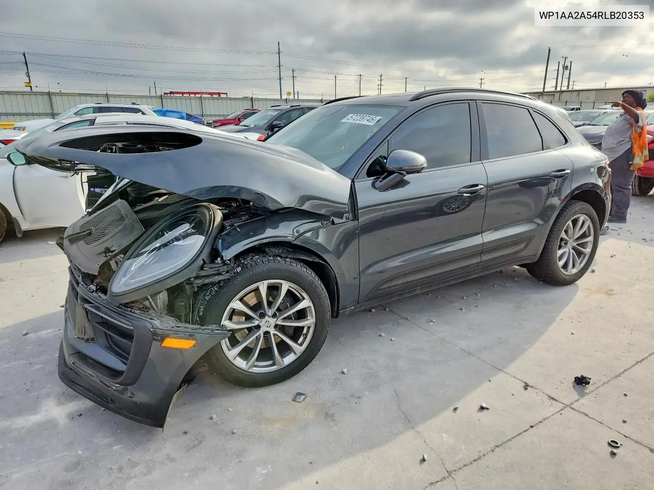 2024 Porsche Macan Base VIN: WP1AA2A54RLB20353 Lot: 57239746