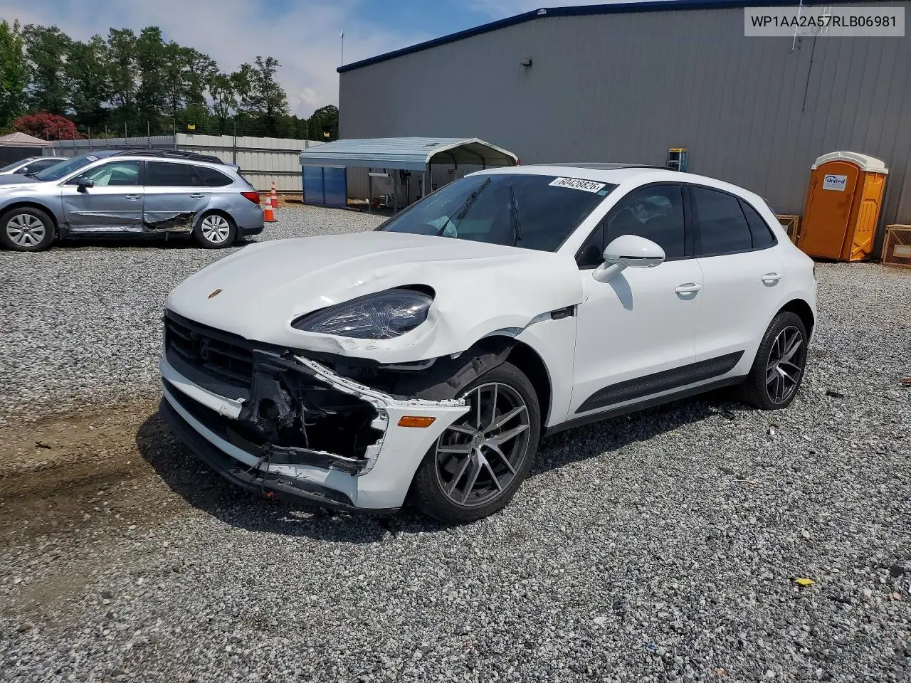 2024 Porsche Macan Base VIN: WP1AA2A57RLB06981 Lot: 60428826