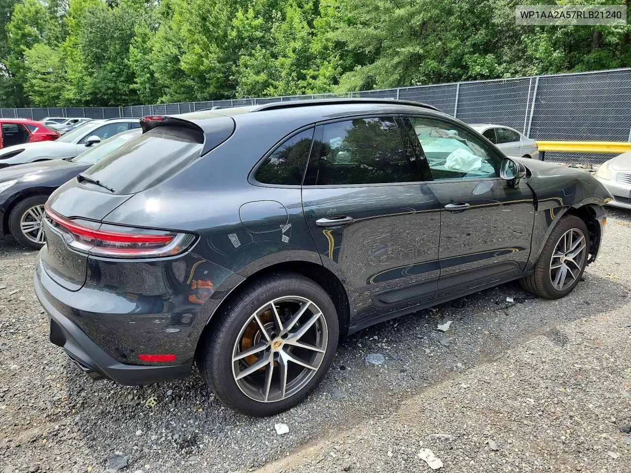 2024 Porsche Macan Base VIN: WP1AA2A57RLB21240 Lot: 61870396