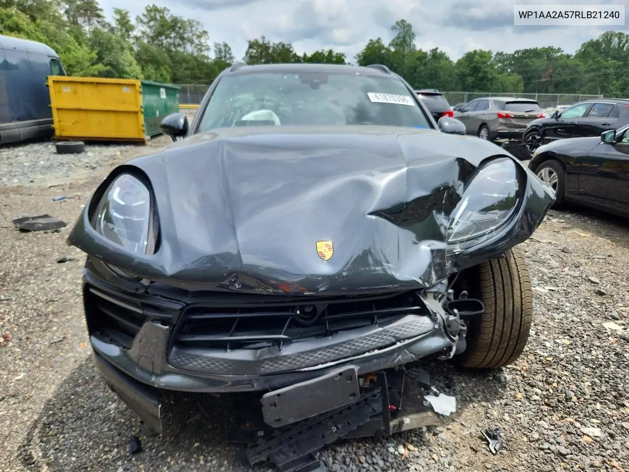 2024 Porsche Macan Base VIN: WP1AA2A57RLB21240 Lot: 61870396