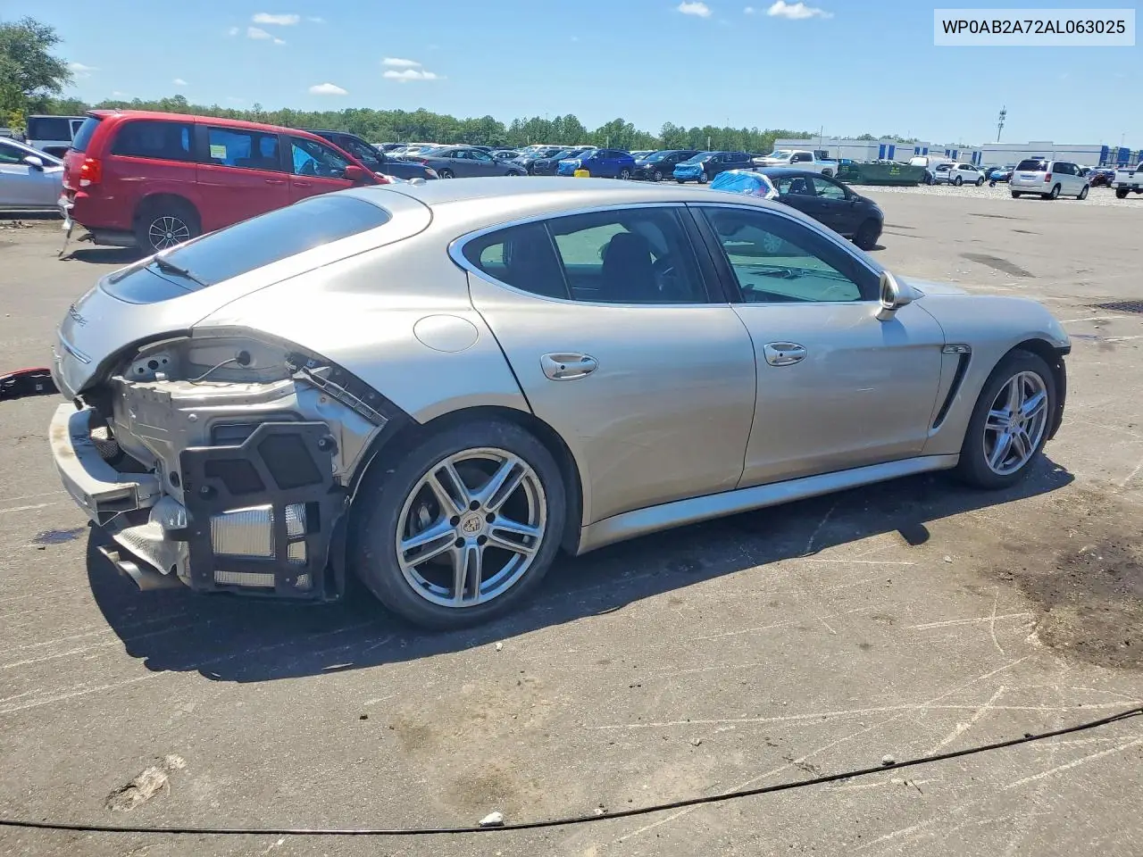 2010 Porsche Panamera S VIN: WP0AB2A72AL063025 Lot: 56339656