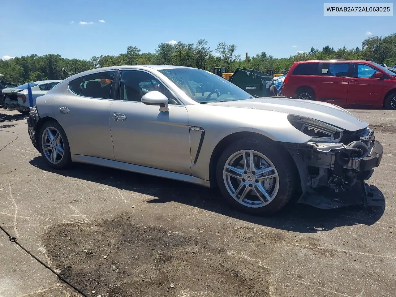 2010 Porsche Panamera S VIN: WP0AB2A72AL063025 Lot: 56339656
