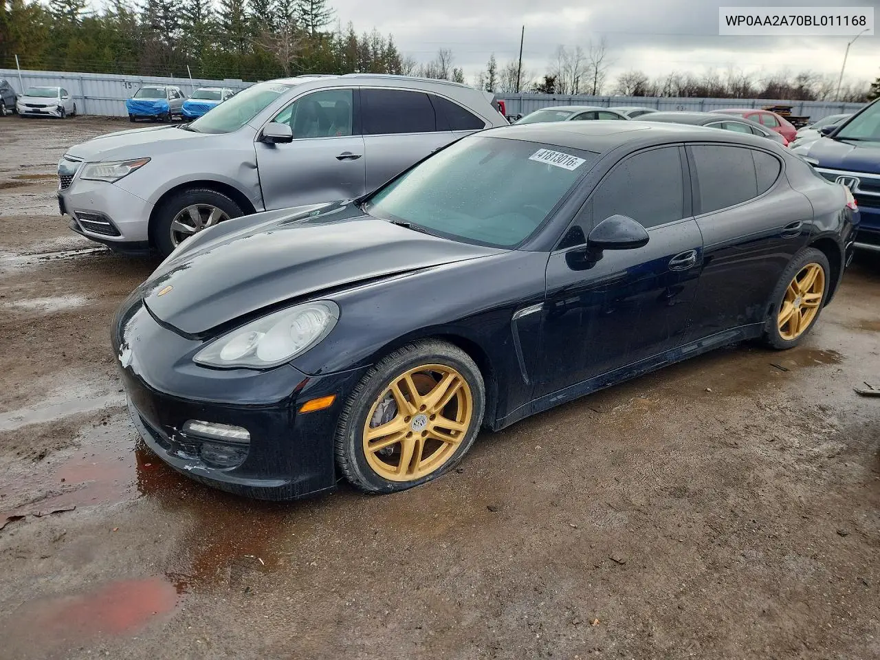 2011 Porsche Panamera 2 VIN: WP0AA2A70BL011168 Lot: 41813016