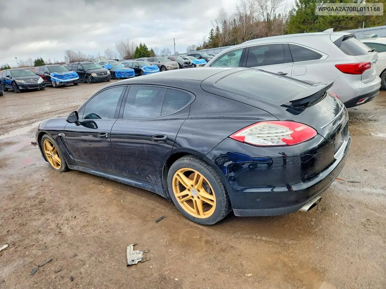 2011 Porsche Panamera 2 VIN: WP0AA2A70BL011168 Lot: 41813016