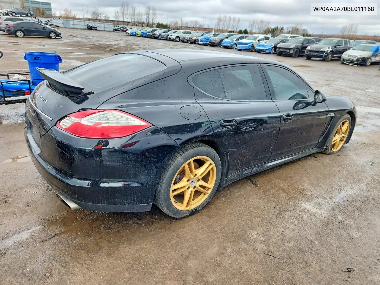 2011 Porsche Panamera 2 VIN: WP0AA2A70BL011168 Lot: 41813016