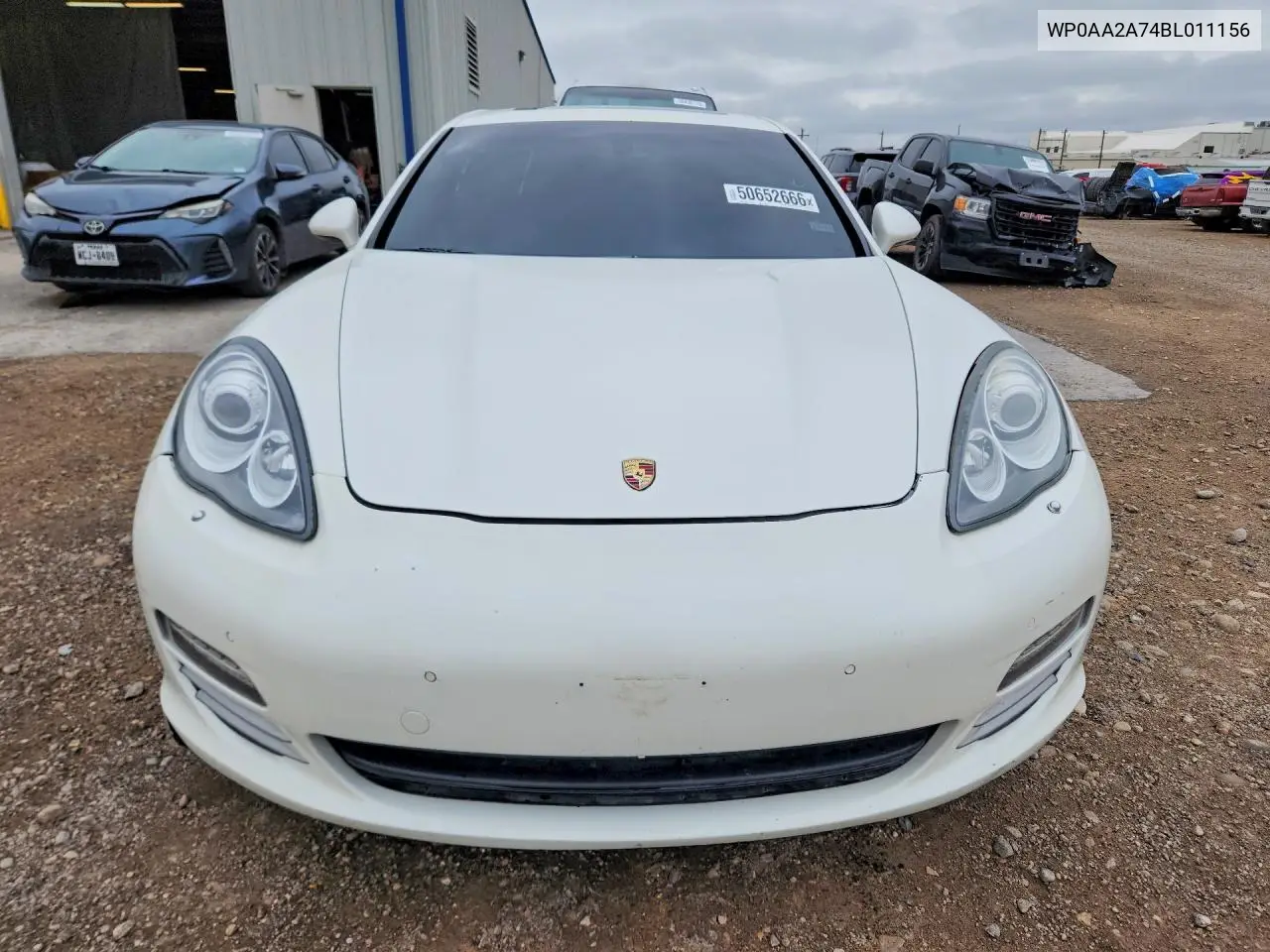 2011 Porsche Panamera 2 VIN: WP0AA2A74BL011156 Lot: 50652666
